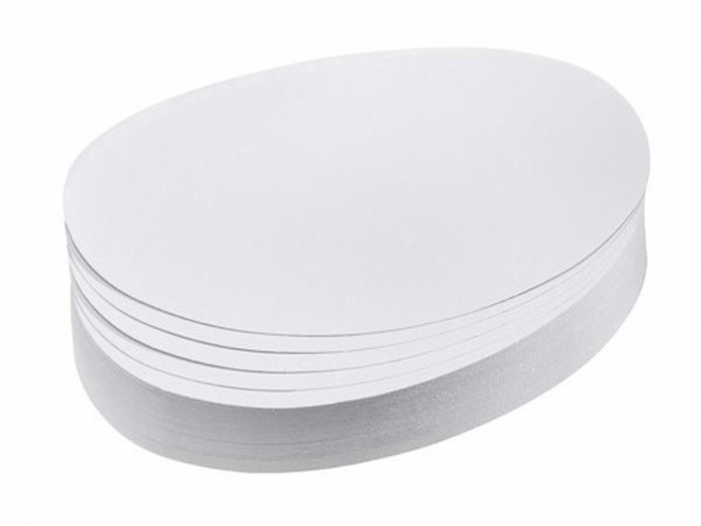 Franken Presentation Card Oval 190x110mm (500 pcs) white