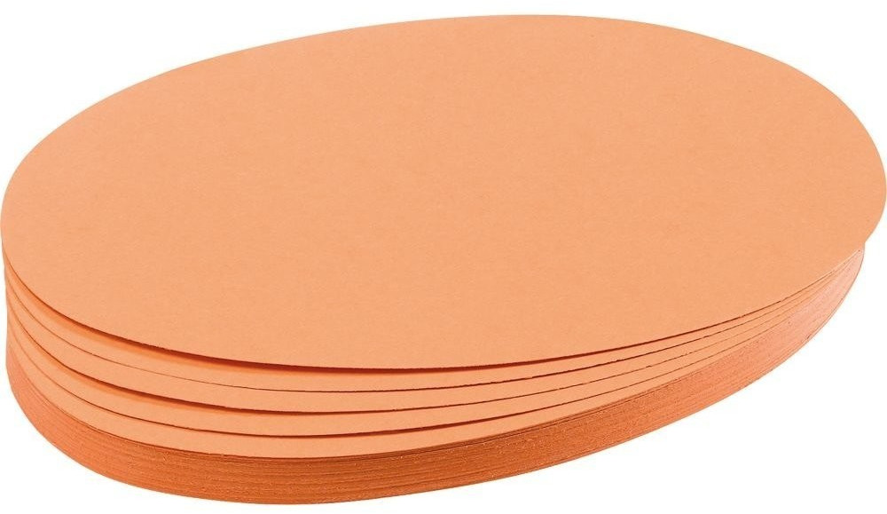 Franken Presentation Card Oval 190x110mm (500 pcs) orange