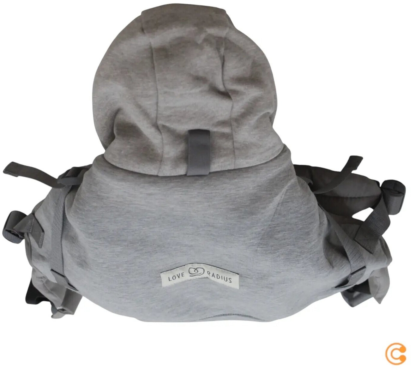Je Porte Mon Bébé HoodieCarrier gris athlétique