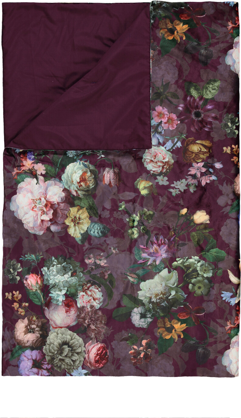 Essenza Fleur 135x170cm burgundy