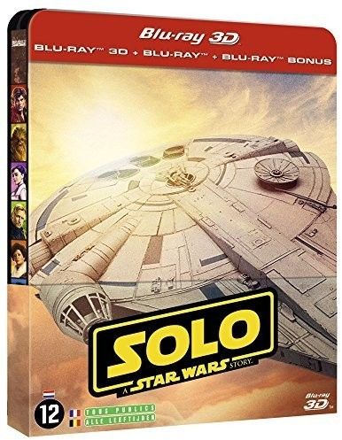 Solo : a Star Wars story - steelbook 3D + 2D + bonus [Blu-ray] [Combo Blu-ray 3D + Blu-ray + Blu-ray Bonus - Édition limitée boîtier SteelBook]