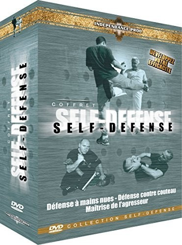 Coffret Self-Défense : Défense contre couteau - Techniques en situations des Forces de l'ordre - Boxe de rue [DVD]