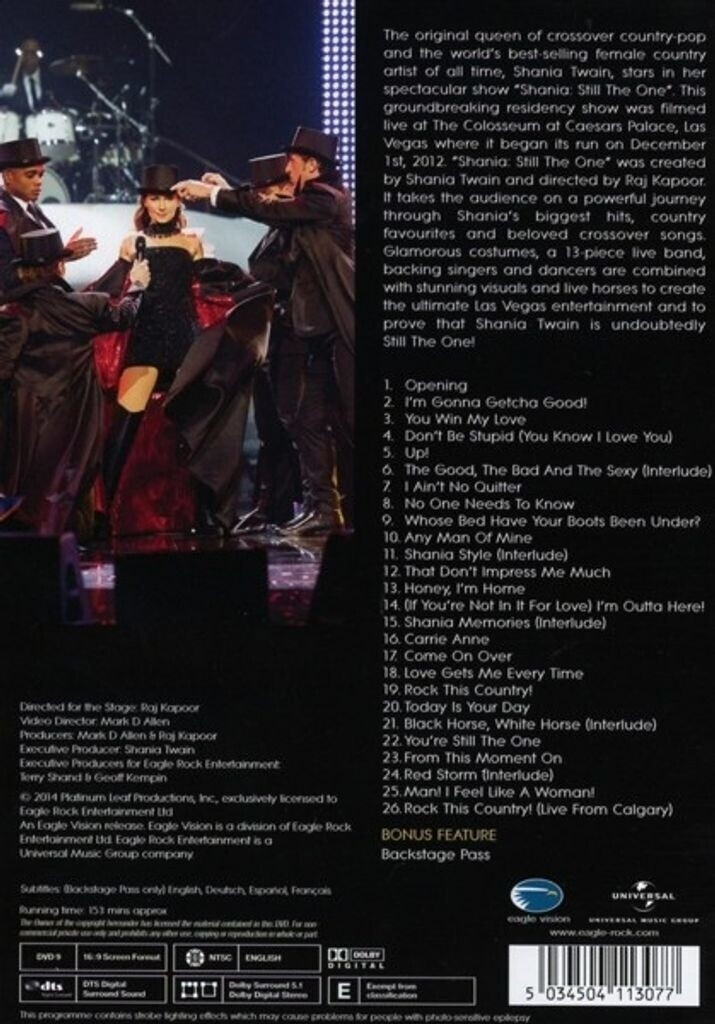 Shania Twain : Still the One Live from Vegas [Import italien] [DVD]