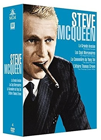 Collection Steve McQueen - 4 films : La grande évasion + Les Sept mercenaires + L'affaire Thomas Crown + La canonnière du Yang-Tsé [DVD]