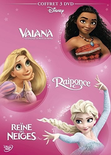 Vaiana, la légende du bout du monde + Raiponce + La Reine des neiges [DVD]