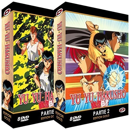 Yu Yu Hakusho - Intégrale - Edition Gold - 2 Coffrets (16 DVD + Livrets) [DVD]