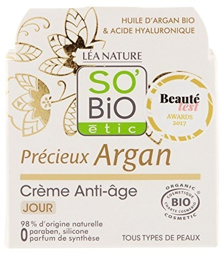 So'bio étic Précieux Argan - Crème de Jour anti-âge (50 ml)