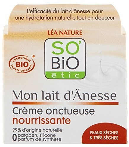 So'bio étic Mon lait d'Ânesse Crème onctueuse nourrissante (50 ml)