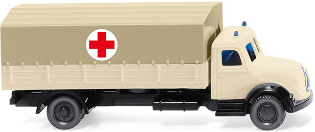 Wiking DRK flatbed lorry, Magirus (094904)