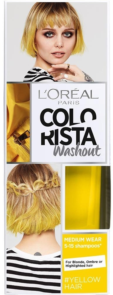 L'Oréal Paris Colorista Washout Pastel blonde hair - Yellowhair