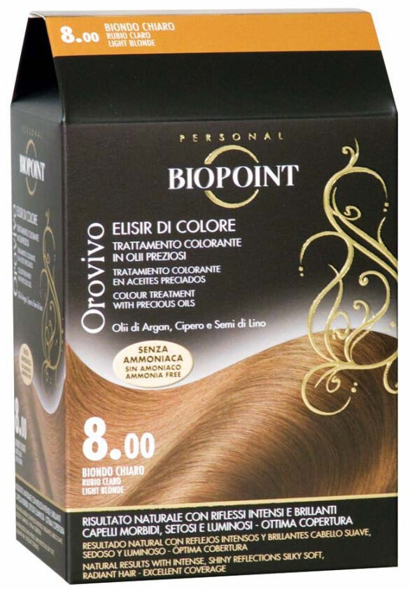 Biopoint Orovivo Elisir di Colore - 8.0 Light Blonde