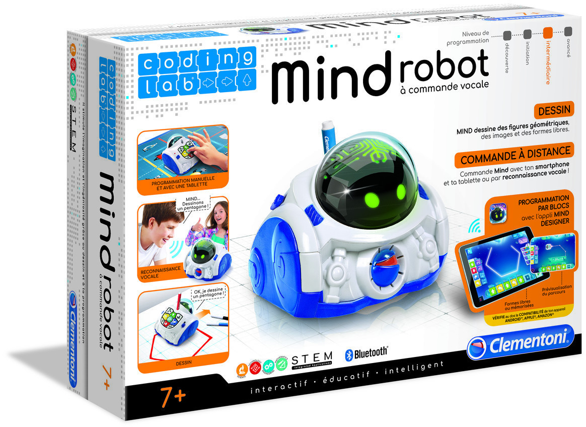 Clementoni Coding Lab - Mind robot à commande vocale