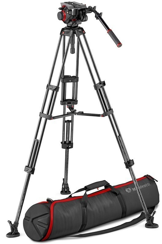 Manfrotto Kit trépied avec rotule vidéo 504 (MVK504TWINMC)