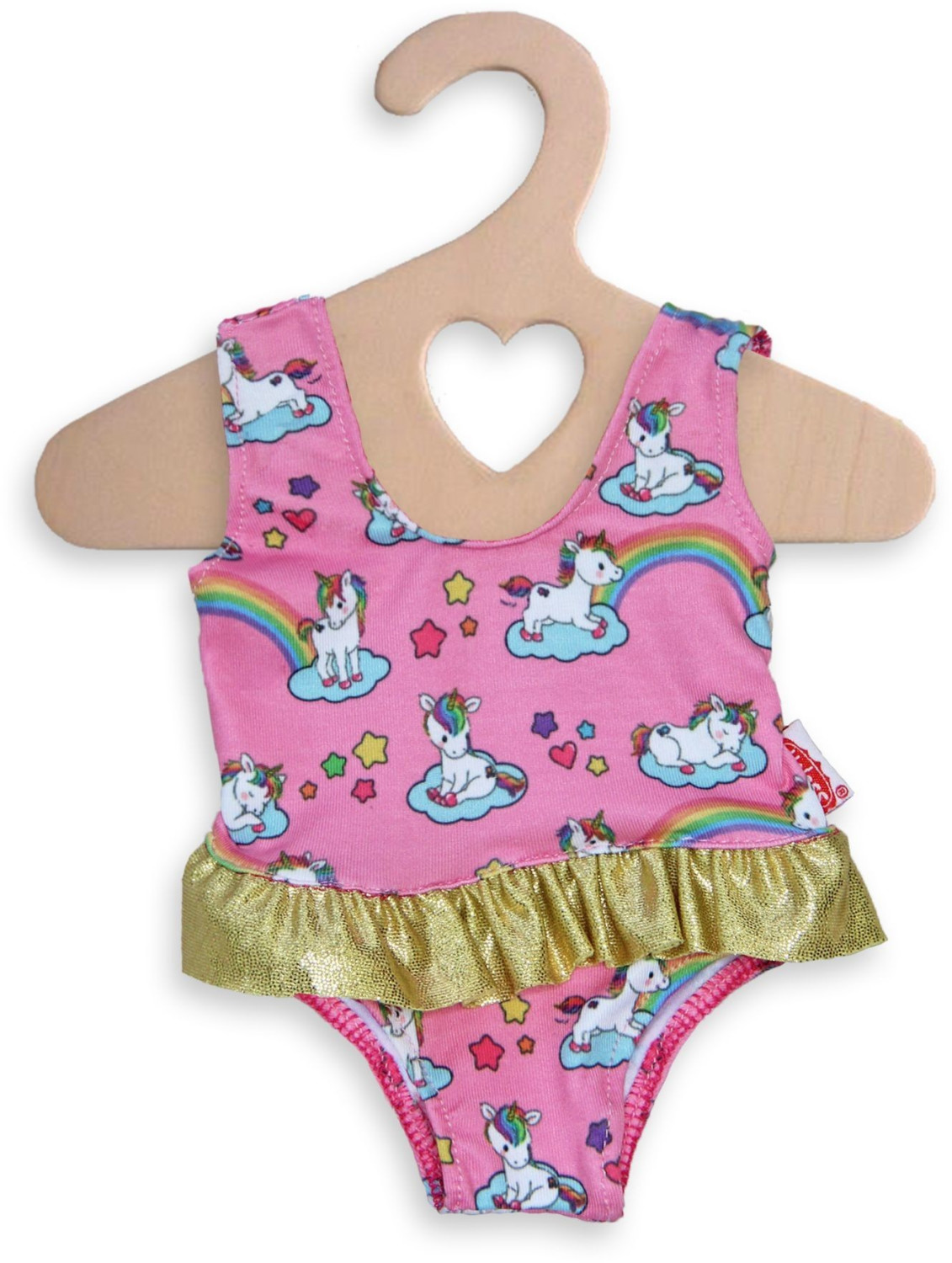 Heless Swimsuit Unicorn Henri for Puppets 28-35cm pink