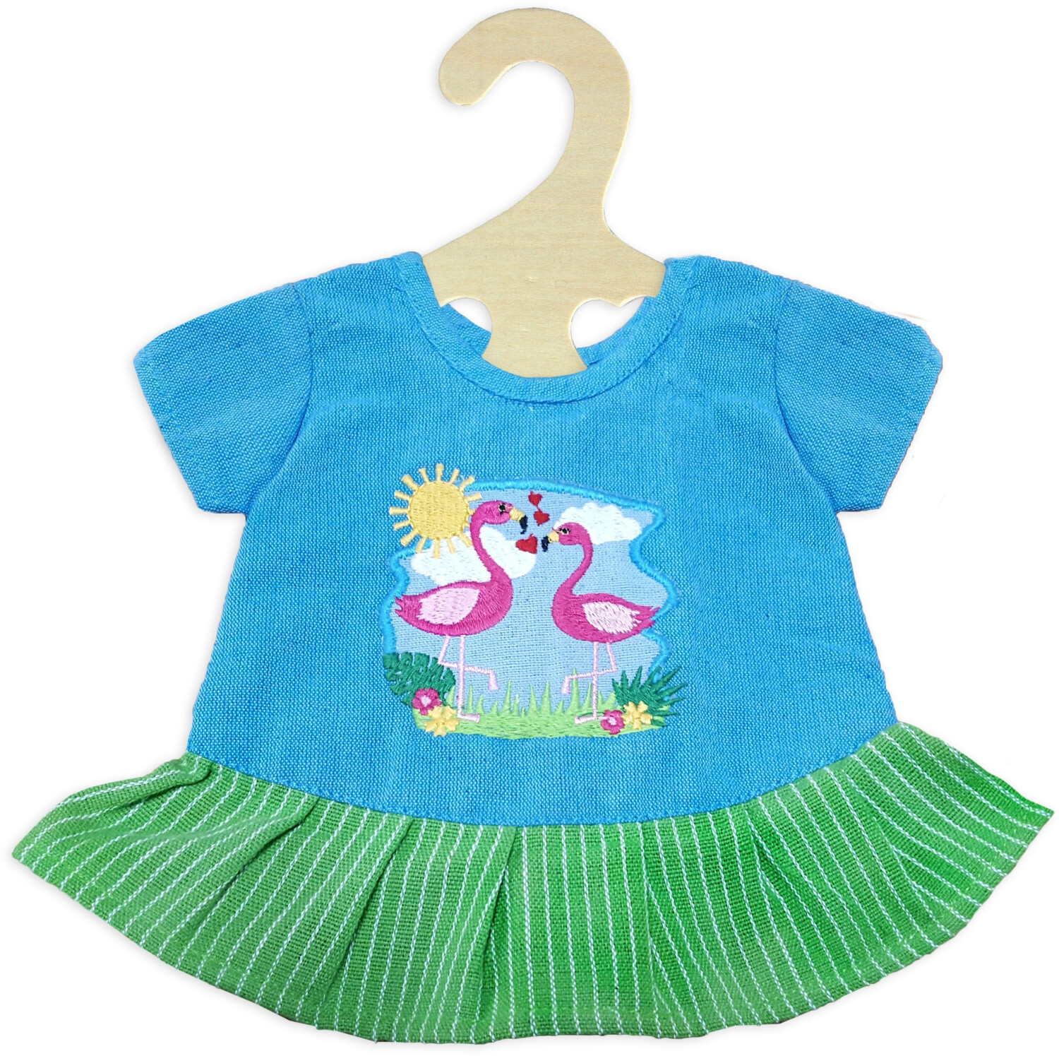 Heless Doll Dress Flamingo Size 28-35cm