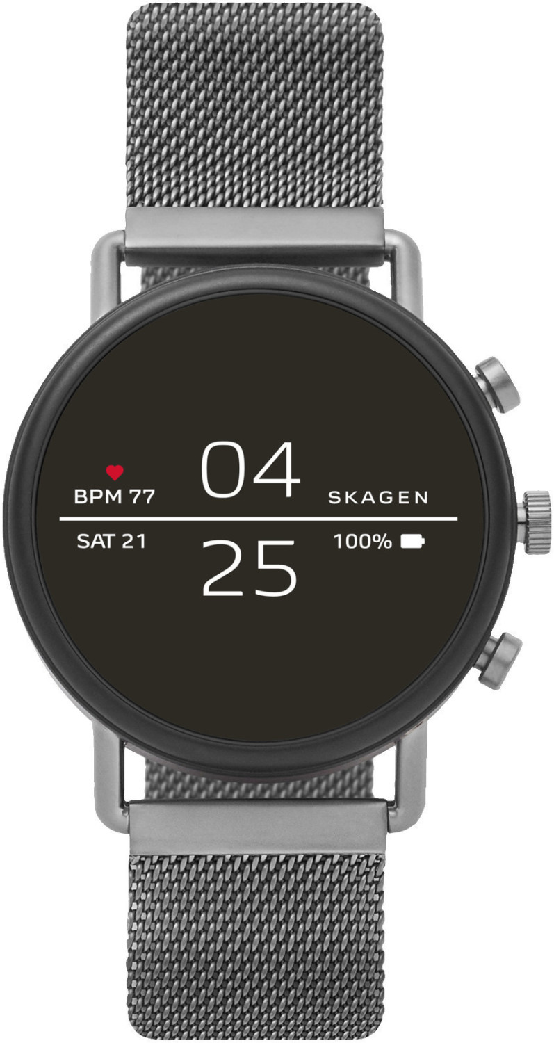 Skagen Falster 2 milanais acier gris