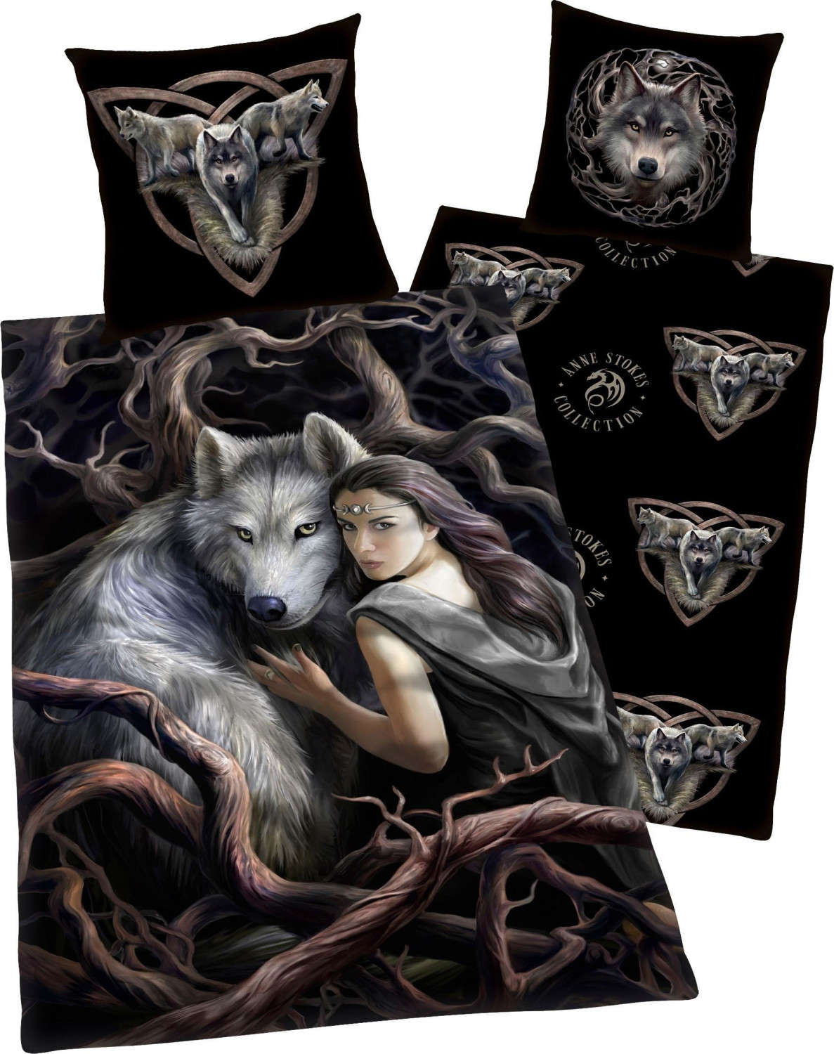 Herding Renforcé Anne Stokes 80x80+135x200cm