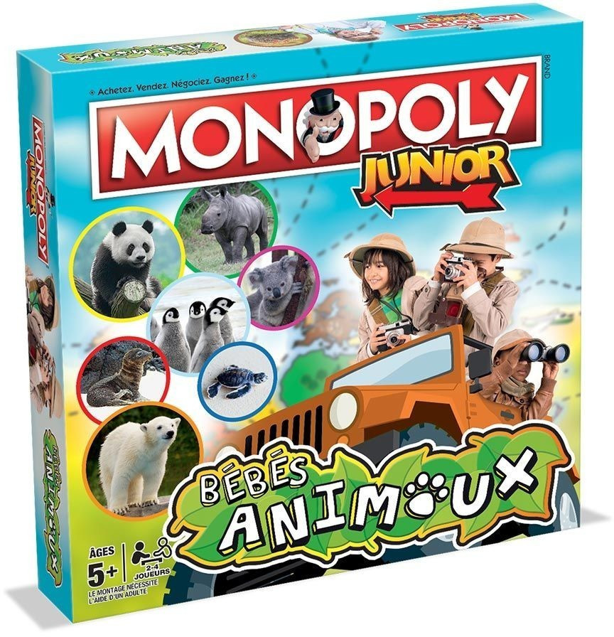 Monopoly Junior bébés animaux
