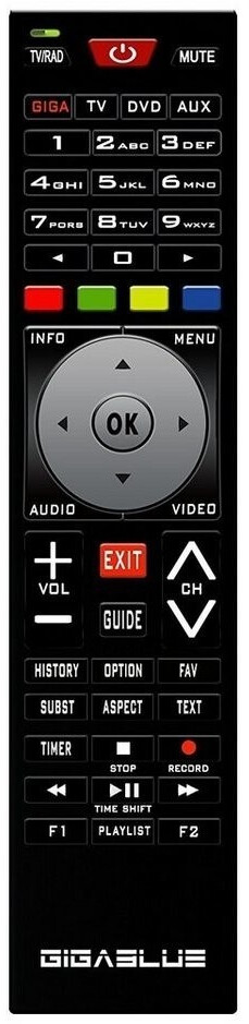 GigaBlue Remotecontrol V2 Universal