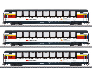 Märklin 43650 Schnellzugwagen-Set /"Gotthard Panorama Express/"