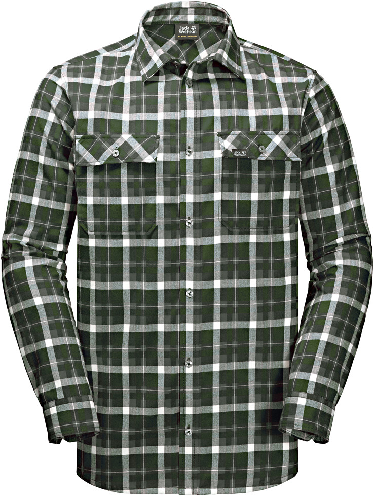 Jack Wolfskin Bow Valley Shirt ebony checks
