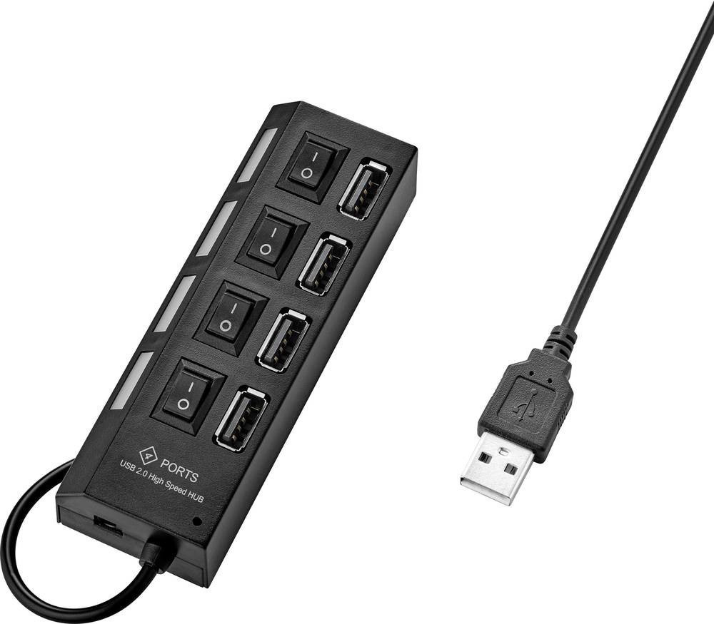 Renkforce 4 Port USB 2.0 Hub (RF-3374940)