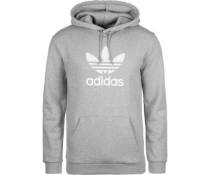 grey trefoil hoodie