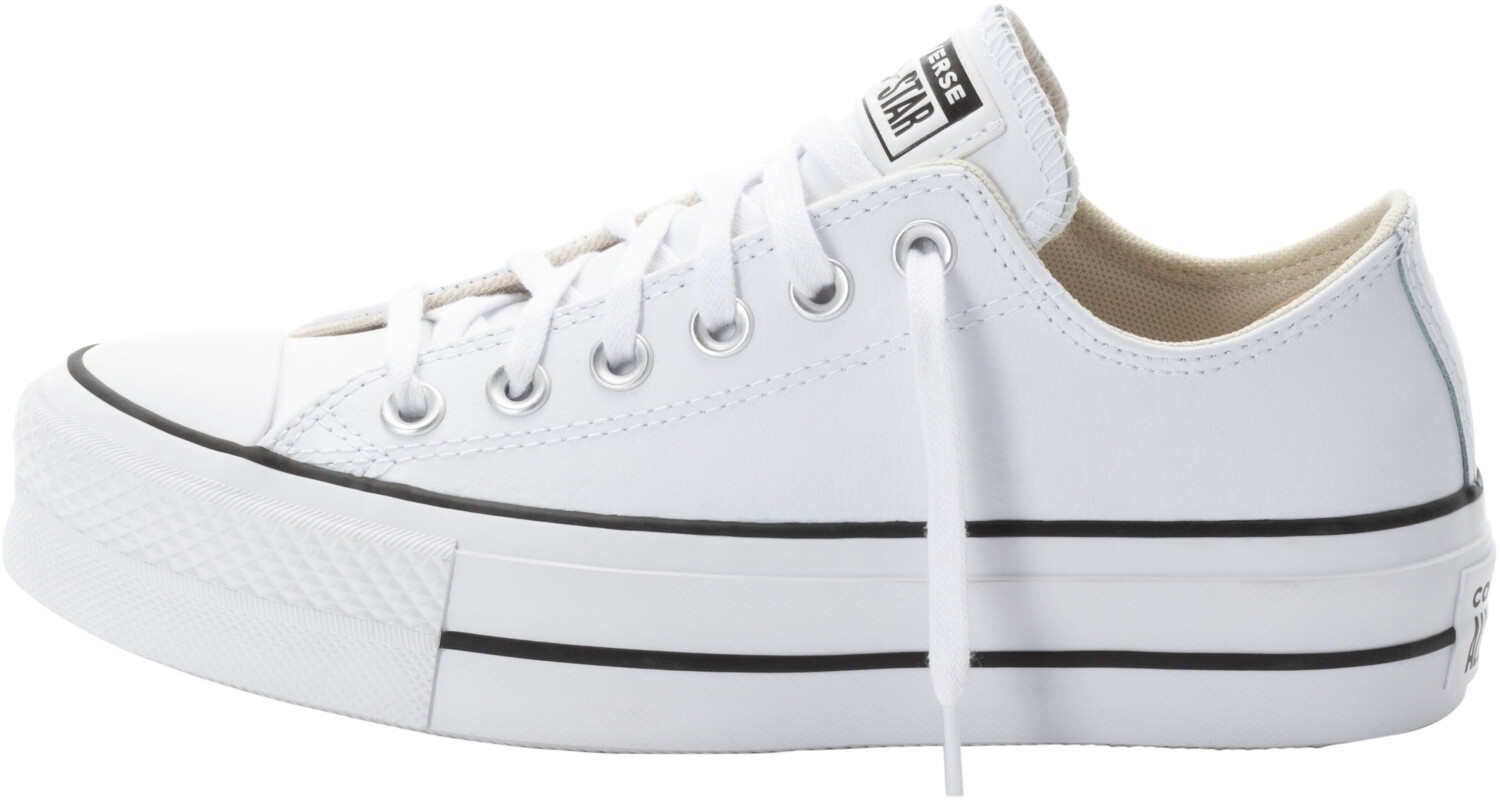 Converse Chuck Taylor All Star Lift Clean Leather Ox W white black