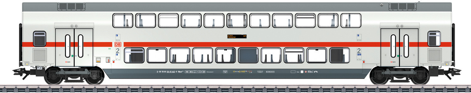 Märklin IC2 Bi-Level Intermediate Car, 2nd Class (43485)