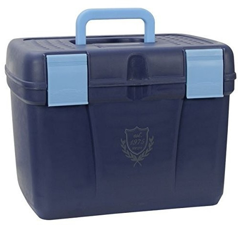 Pfiff Coffre de pansage stable L bleu/bleu clair