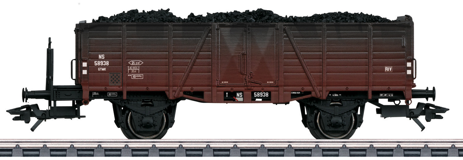 Märklin Type Om 21 High Side Gondola with a Brakeman's Platform (46054)