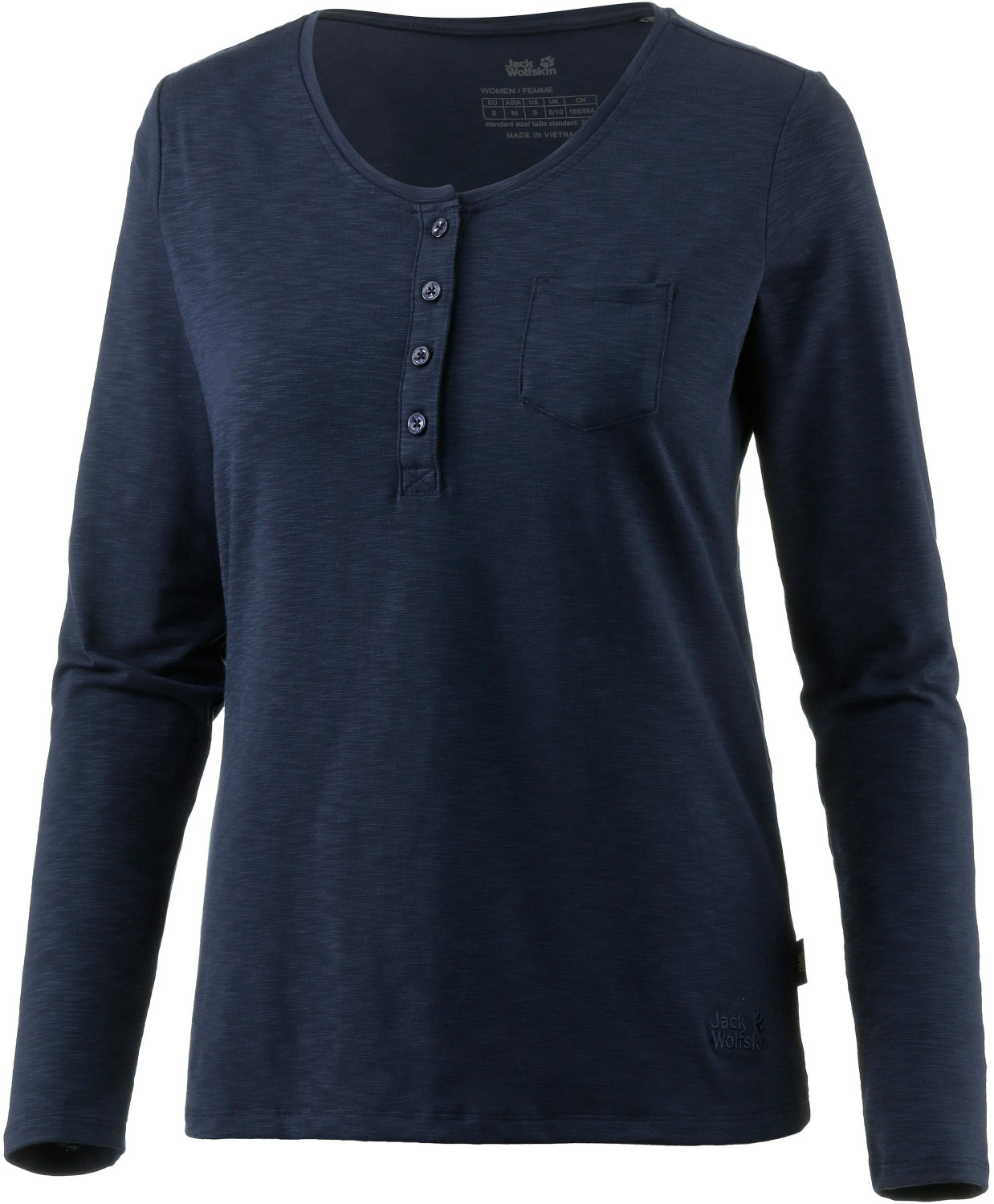 Jack Wolfskin Winter Travel Henley Women midnight blue