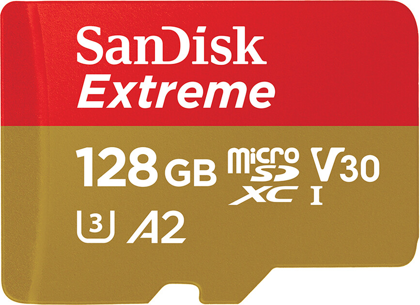 SanDisk Extreme A2 U3 V30 microSDXC 128 Go