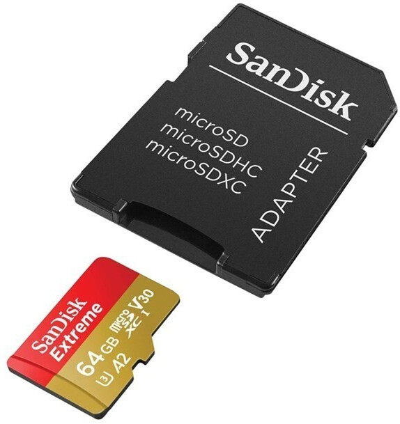 SanDisk Extreme A2 U3 V30 microSDXC 64 Go