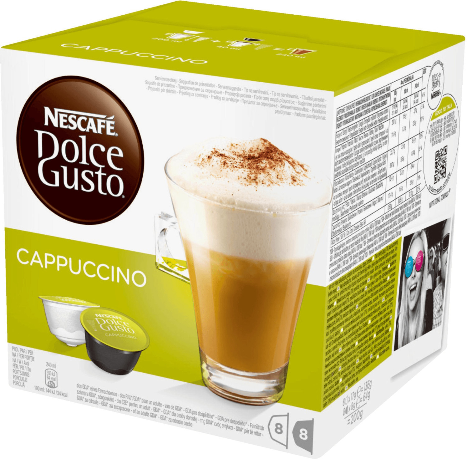 Soldes Nescafé Dolce Gusto Cappuccino (x16) 2024 au meilleur prix sur