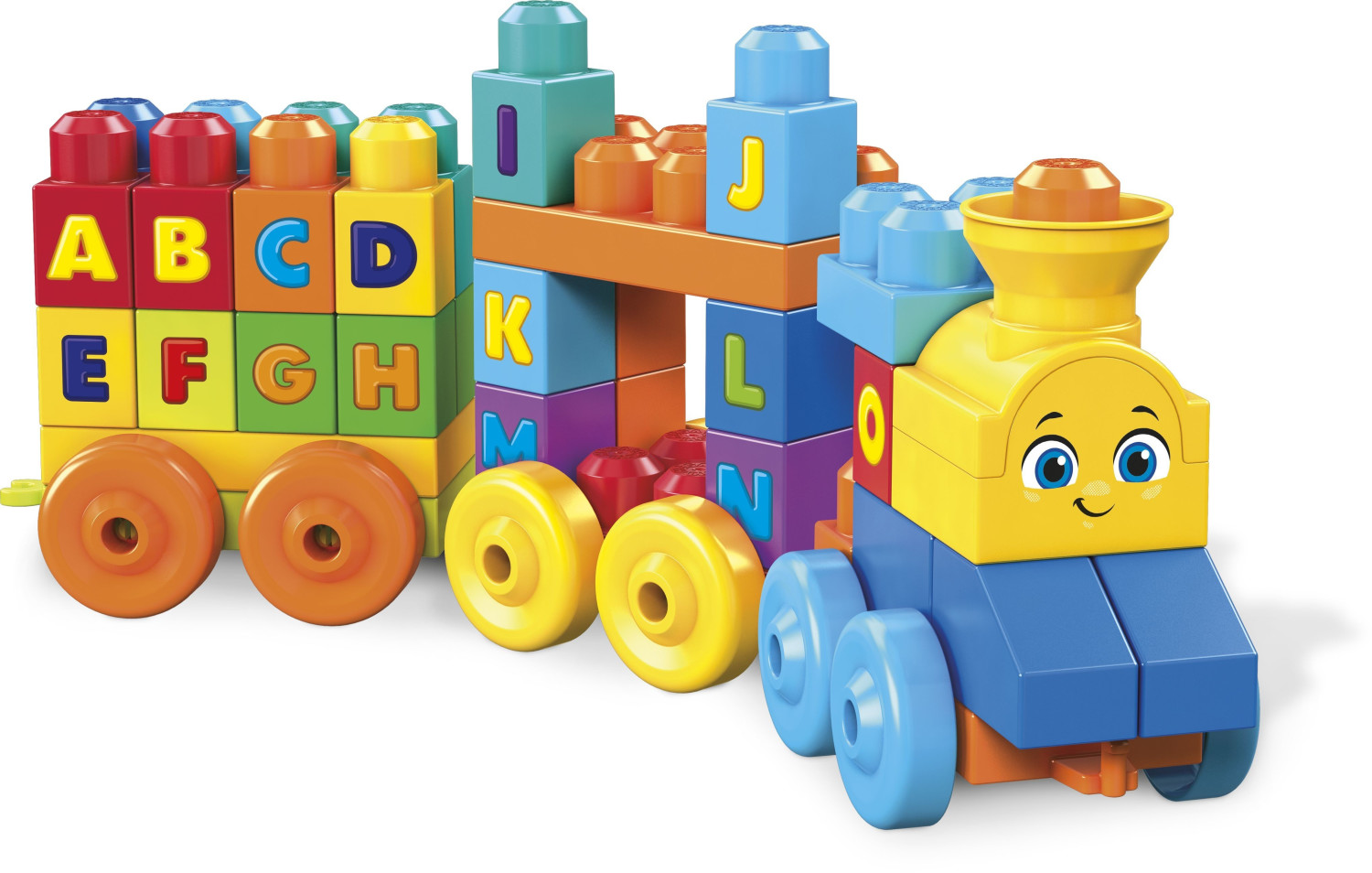 Mega bloks alphabet train new arrivals