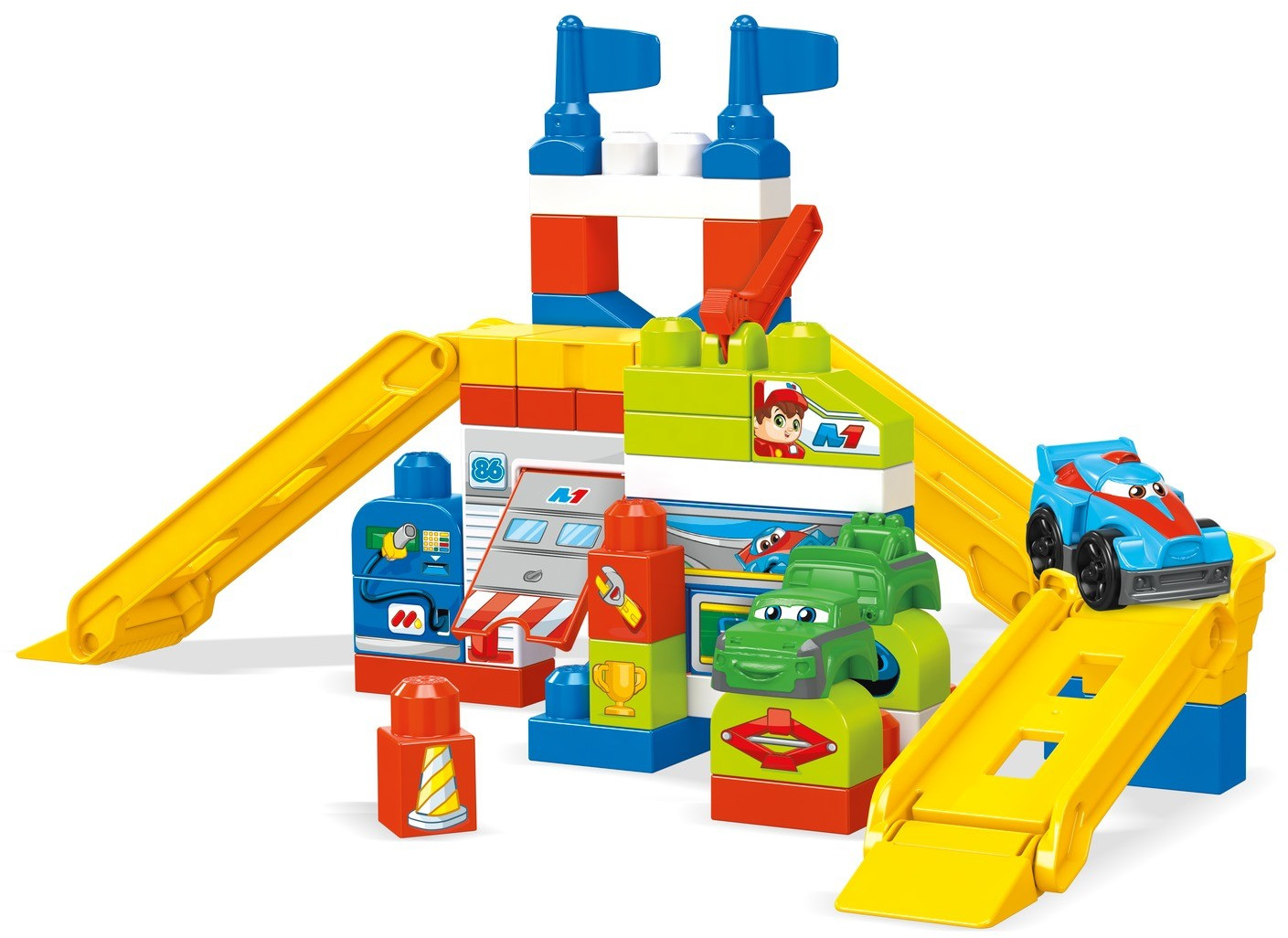 MEGA BLOKS Race Car Garage FVJ02 au meilleur prix sur idealo
