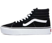 vans negras plataforma baratas