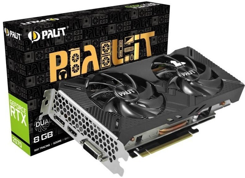 Palit XpertVision GeForce RTX 2070 DUAL 8 Go GDDR6