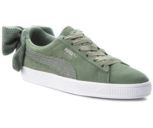 puma suede bow weiß