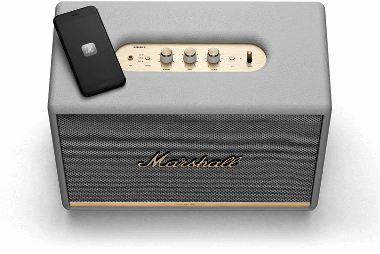 Marshall Woburn II Blanc - Enceinte Bluetooth - La boutique d'Eric