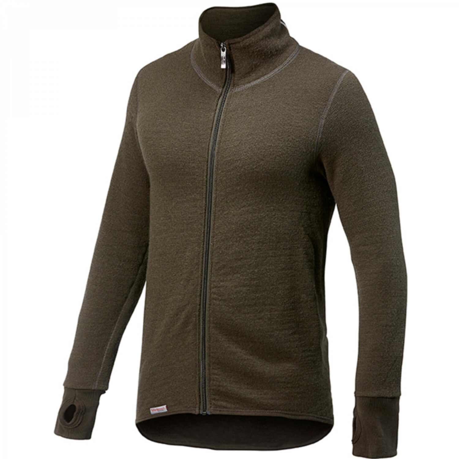 Woolpower Unisex Full Zip Jacket 400 pine green