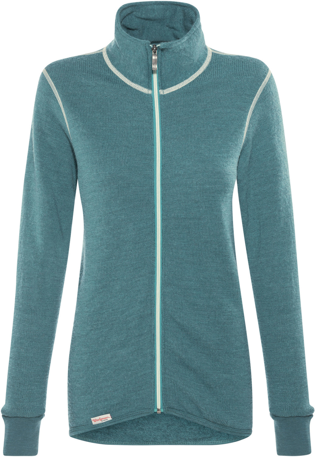 Woolpower Unisex Full Zip Jacket 400 petrol