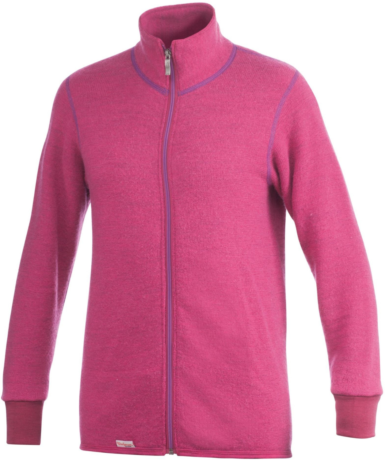 Woolpower Unisex Full Zip Jacket 400 cerise