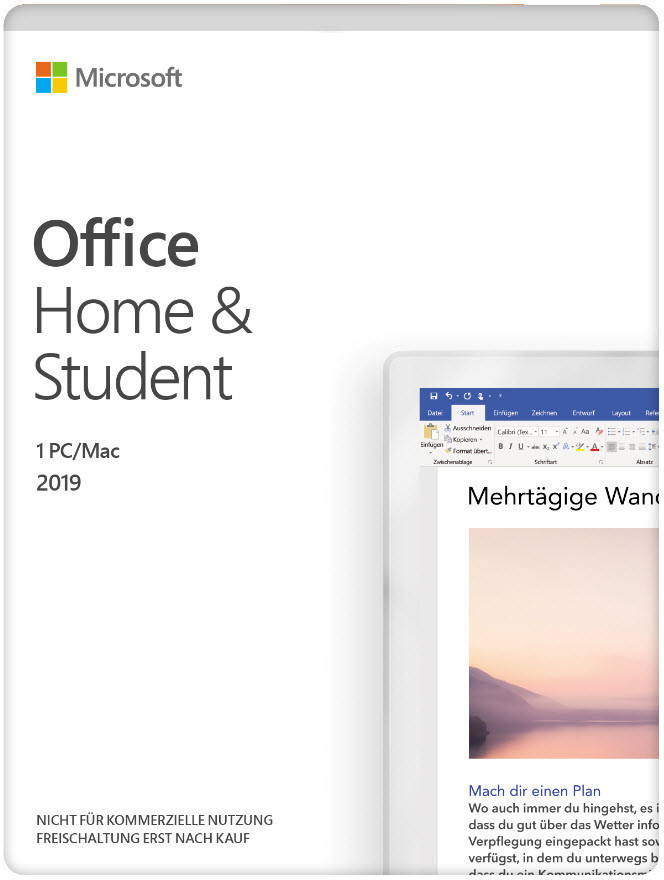 Microsoft Office Famille et Étudiant 2019 (Multi) (ESD) au meilleur