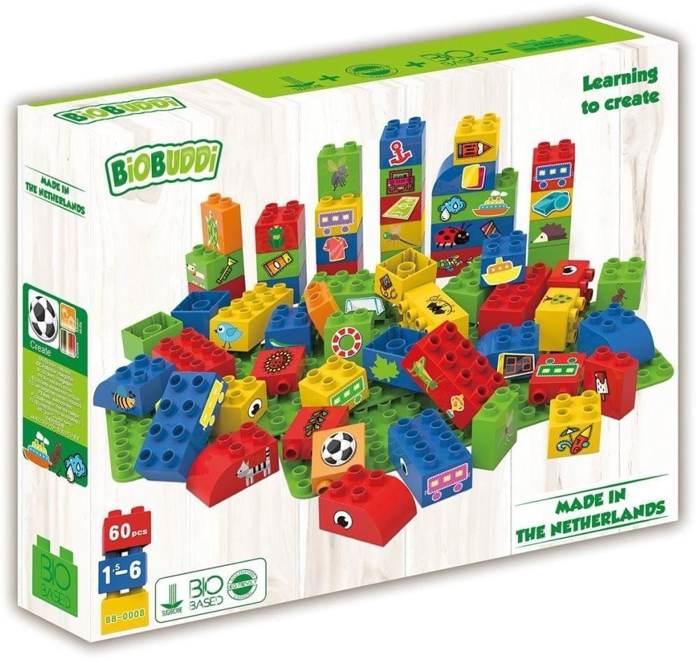 BiOBUDDi Blocks with 2 Baseplates (BB-0008)