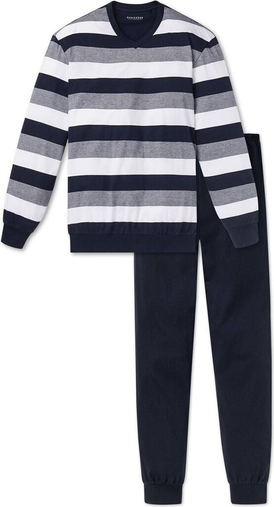 Schiesser Pyjama (159623-803) dark sapphire