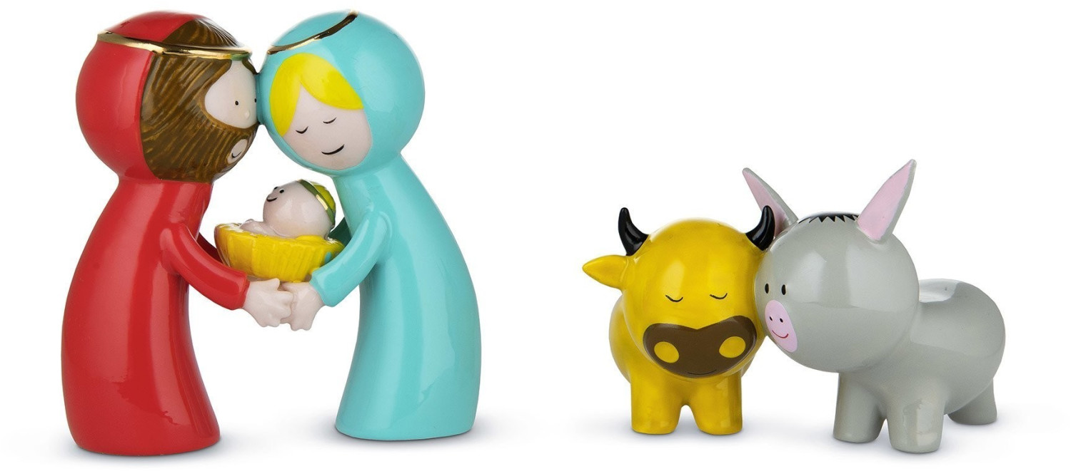 Alessi Ensemble de 2 figurines Happy Eternity Baby (AGJ01S2)