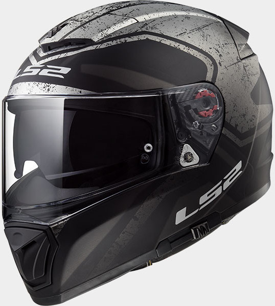 LS2 FF390 Breaker Bold matt black titanium