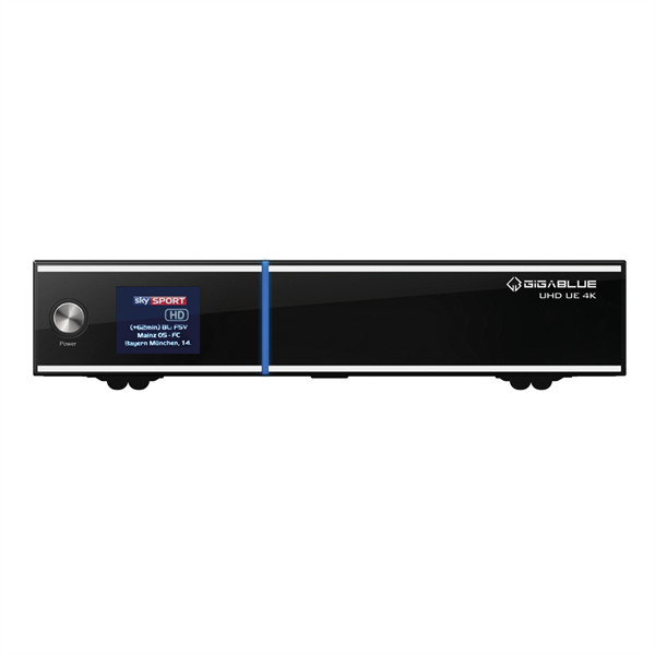 GigaBlue UHD UE 4K 2xDVB-S2 FBC + 1x DVB-C/T2 PVR ready